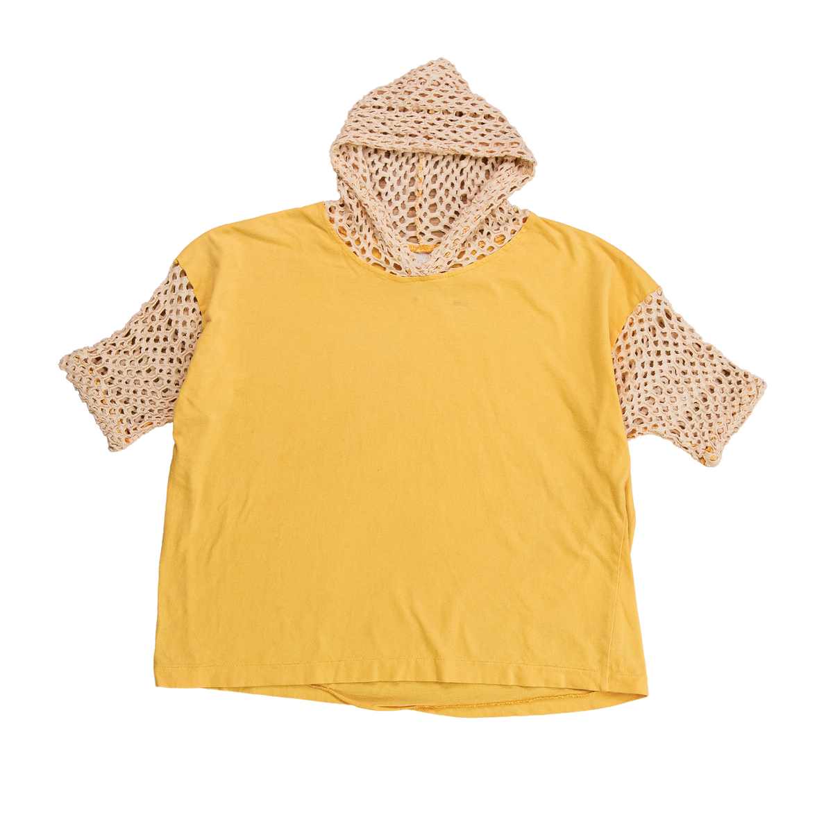 vintage crochet hoodie t shirt