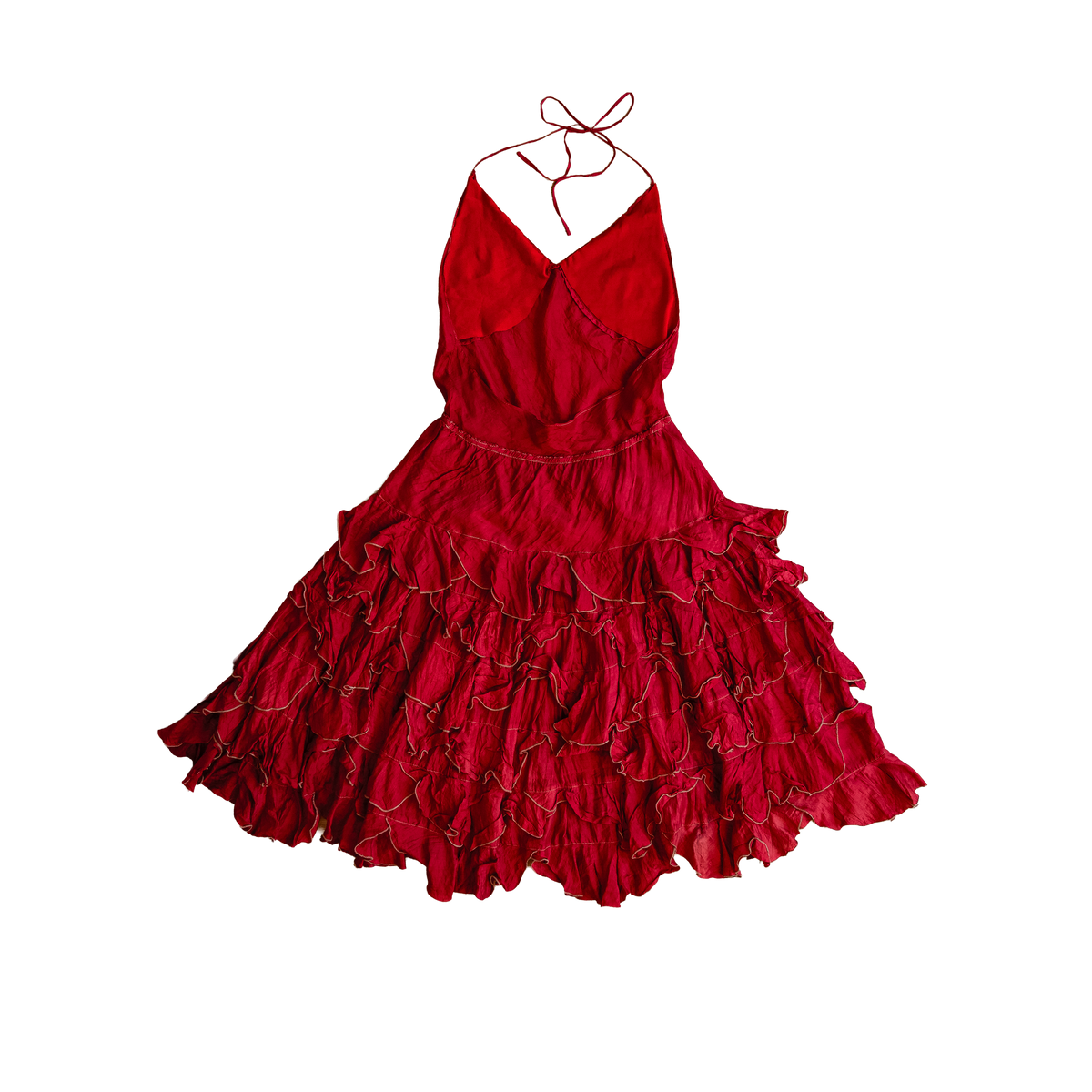 red dress