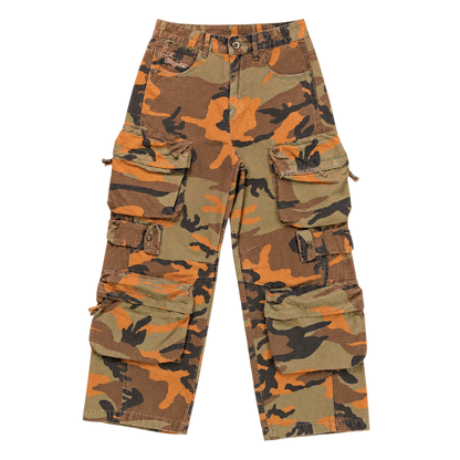 woodland camo cargo pants