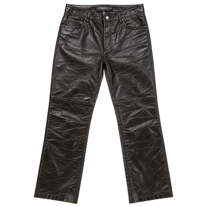 gap leather bootcut pants