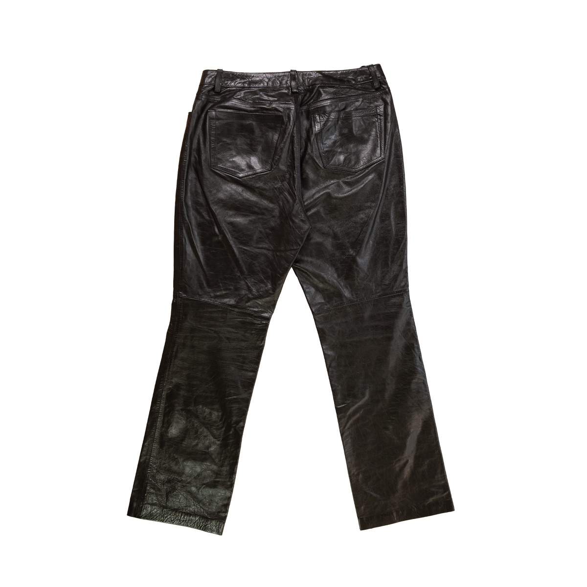 gap leather bootcut pants