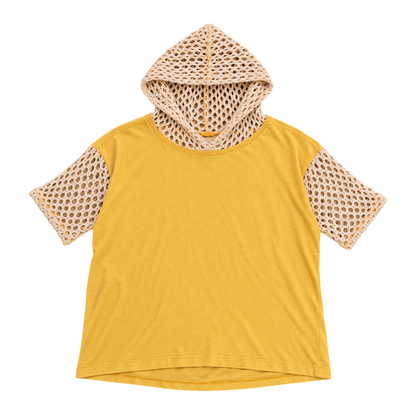vintage crochet hoodie t shirt
