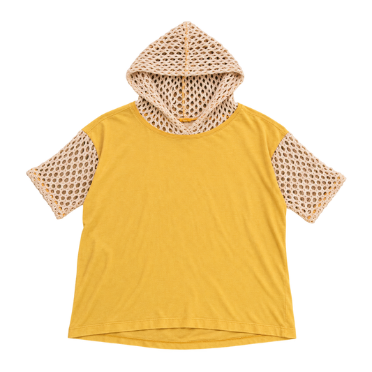 vintage crochet hoodie t shirt