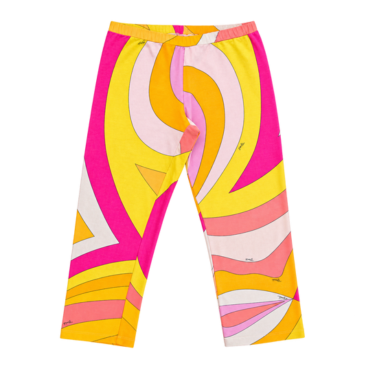 emilio pucci abstract print pants