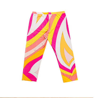 emilio pucci abstract print pants