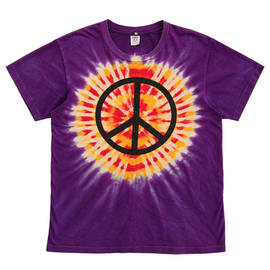 vintage tie-dye peace t shirt