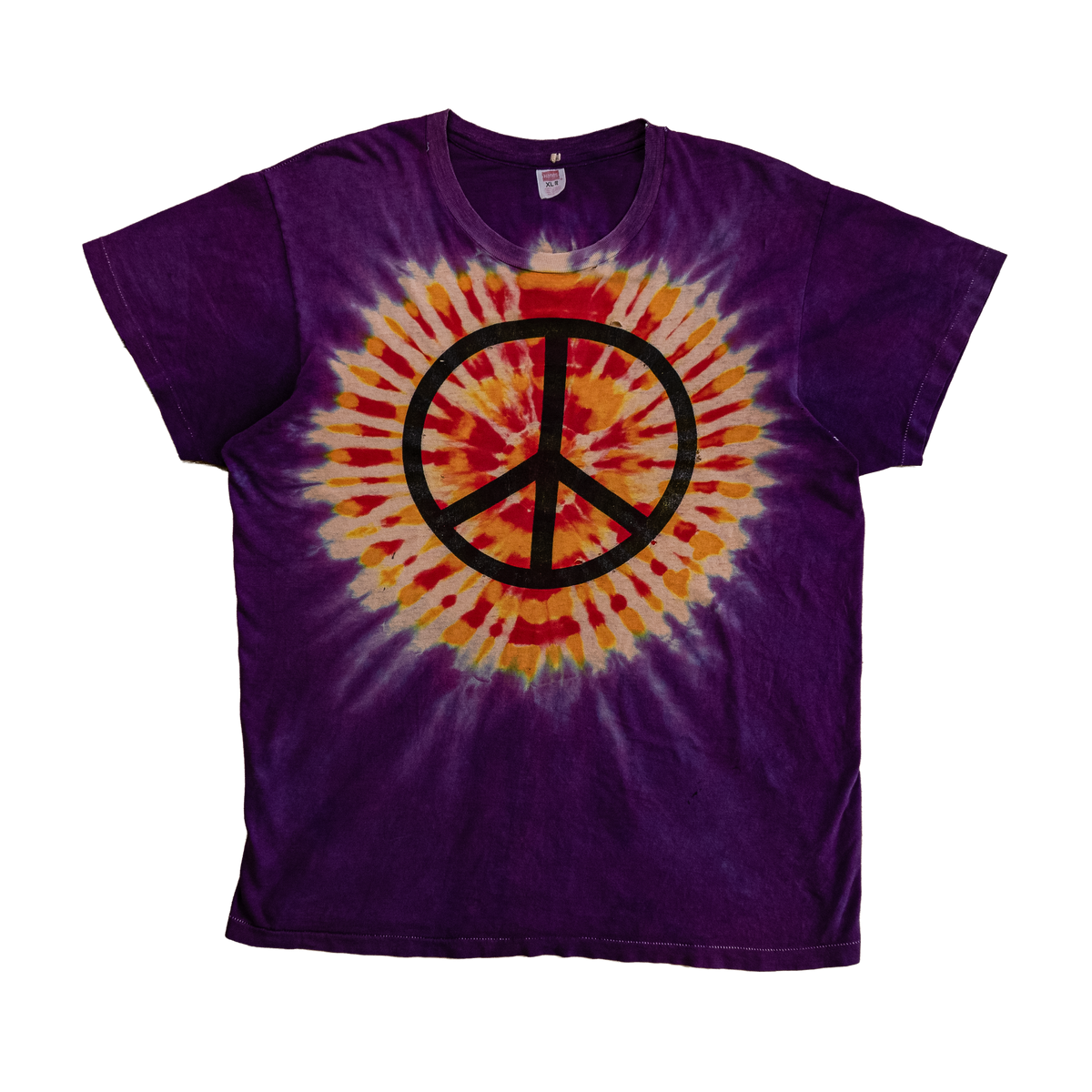 vintage tie-dye peace t shirt