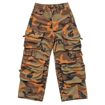 woodland camo cargo pants