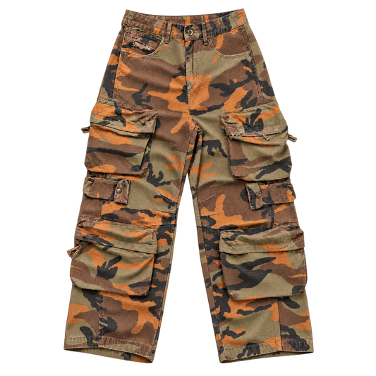woodland camo cargo pants