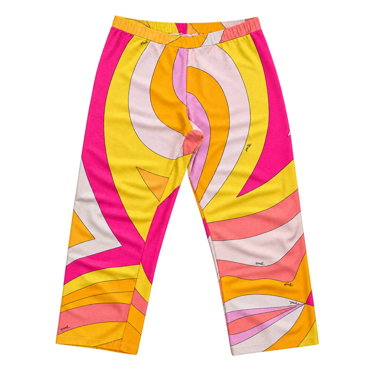 emilio pucci abstract print pants