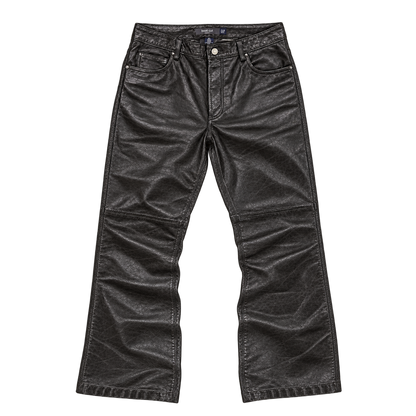 gap leather bootcut pants