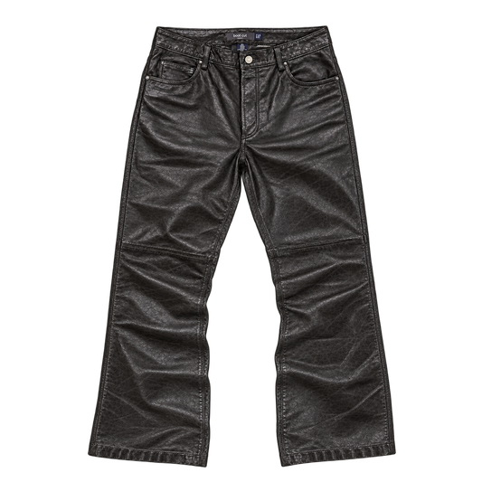 gap leather bootcut pants