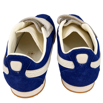puma blue white strap sneakers