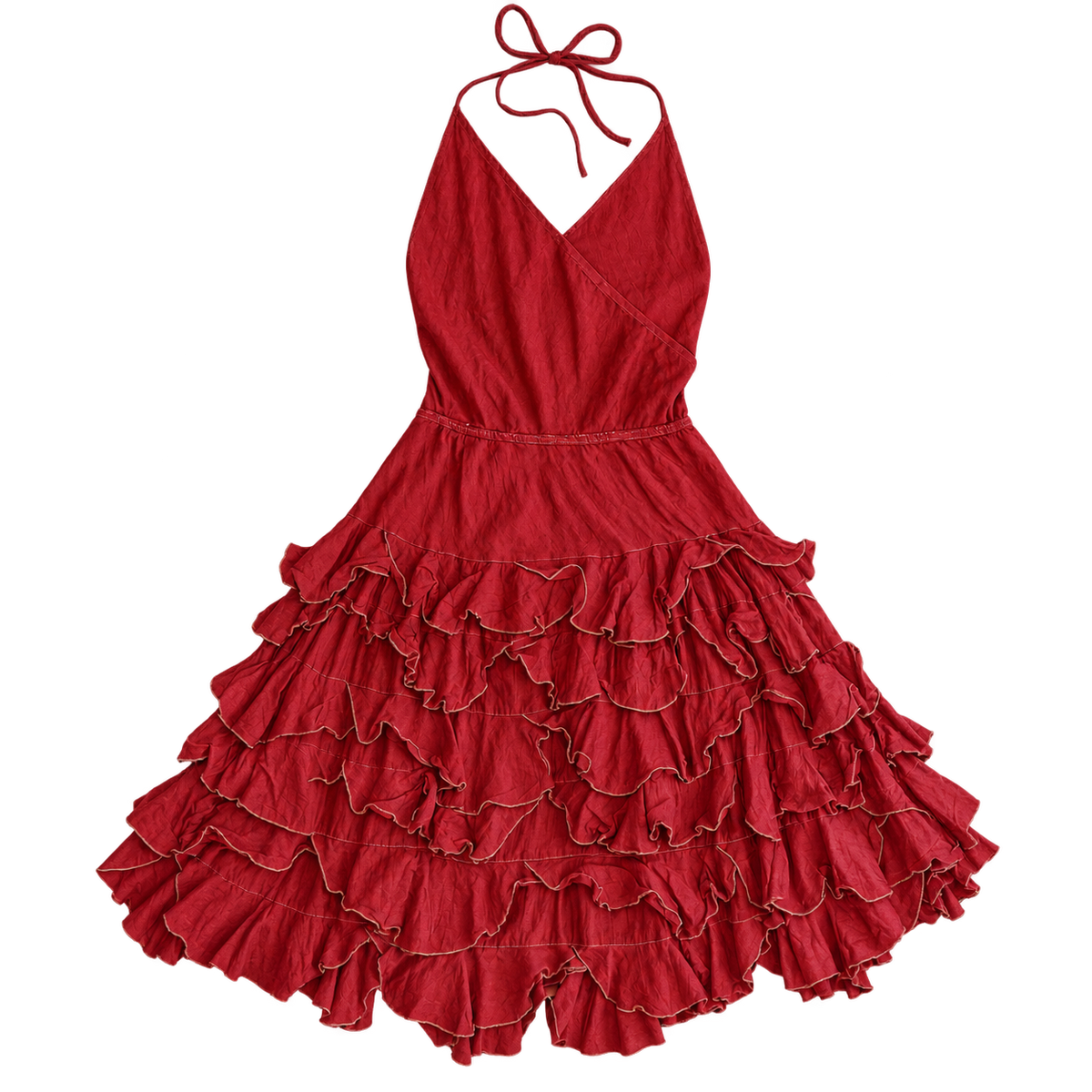 red dress
