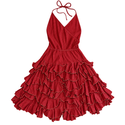 red dress