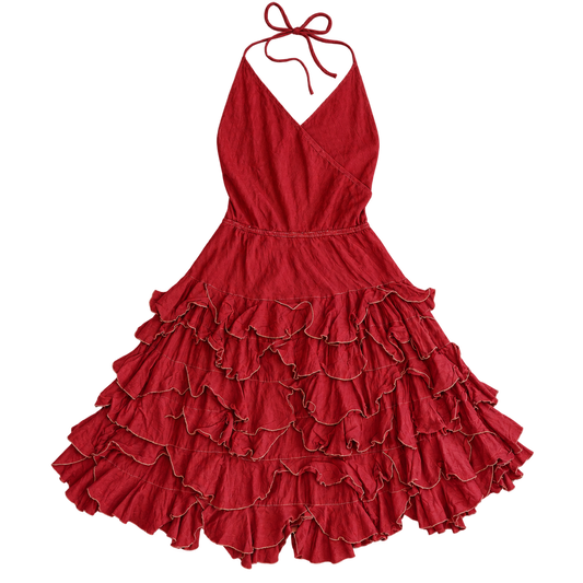 red dress