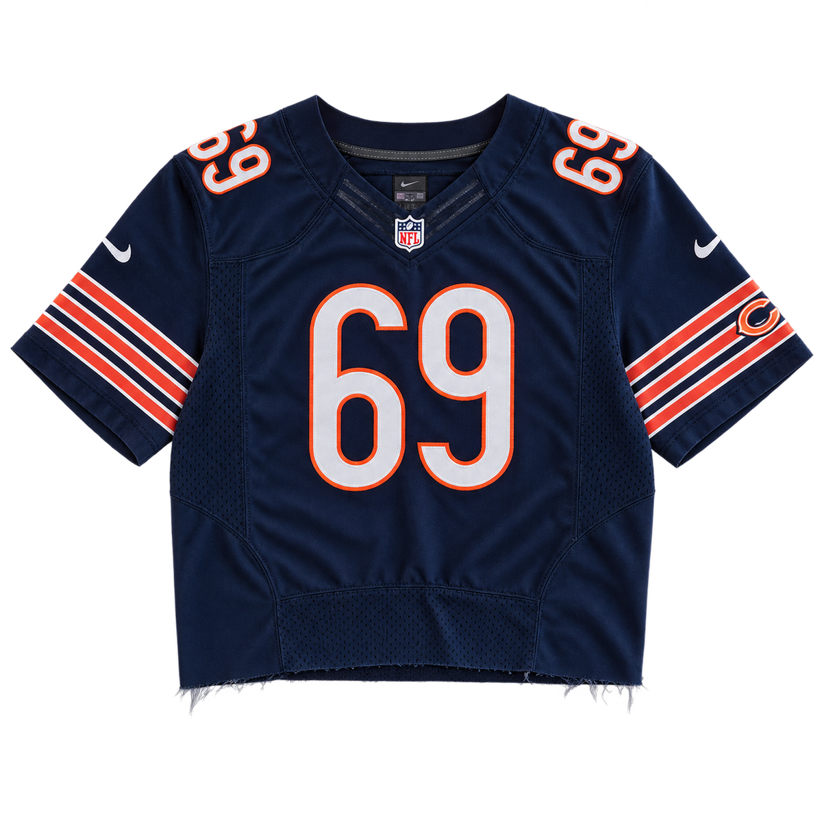 chicago bears #69 cropped nike jersey
