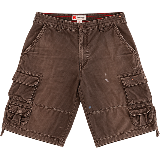 brown cargo shorts