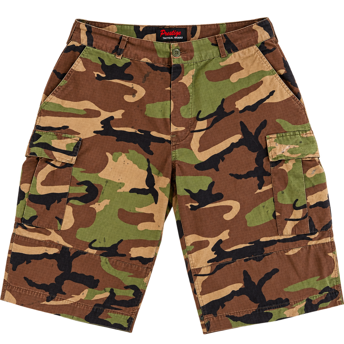 camo cargo shorts