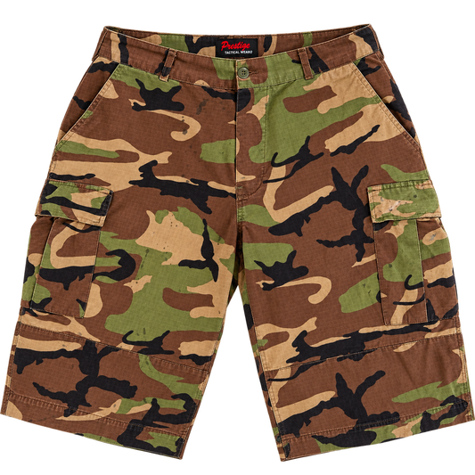 camo cargo shorts