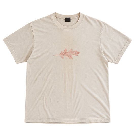 vintage leaf t-shirt