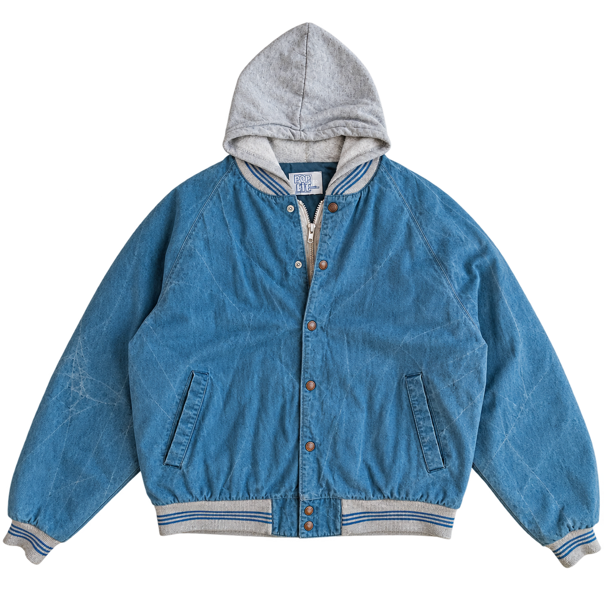 hooded bomber jacket