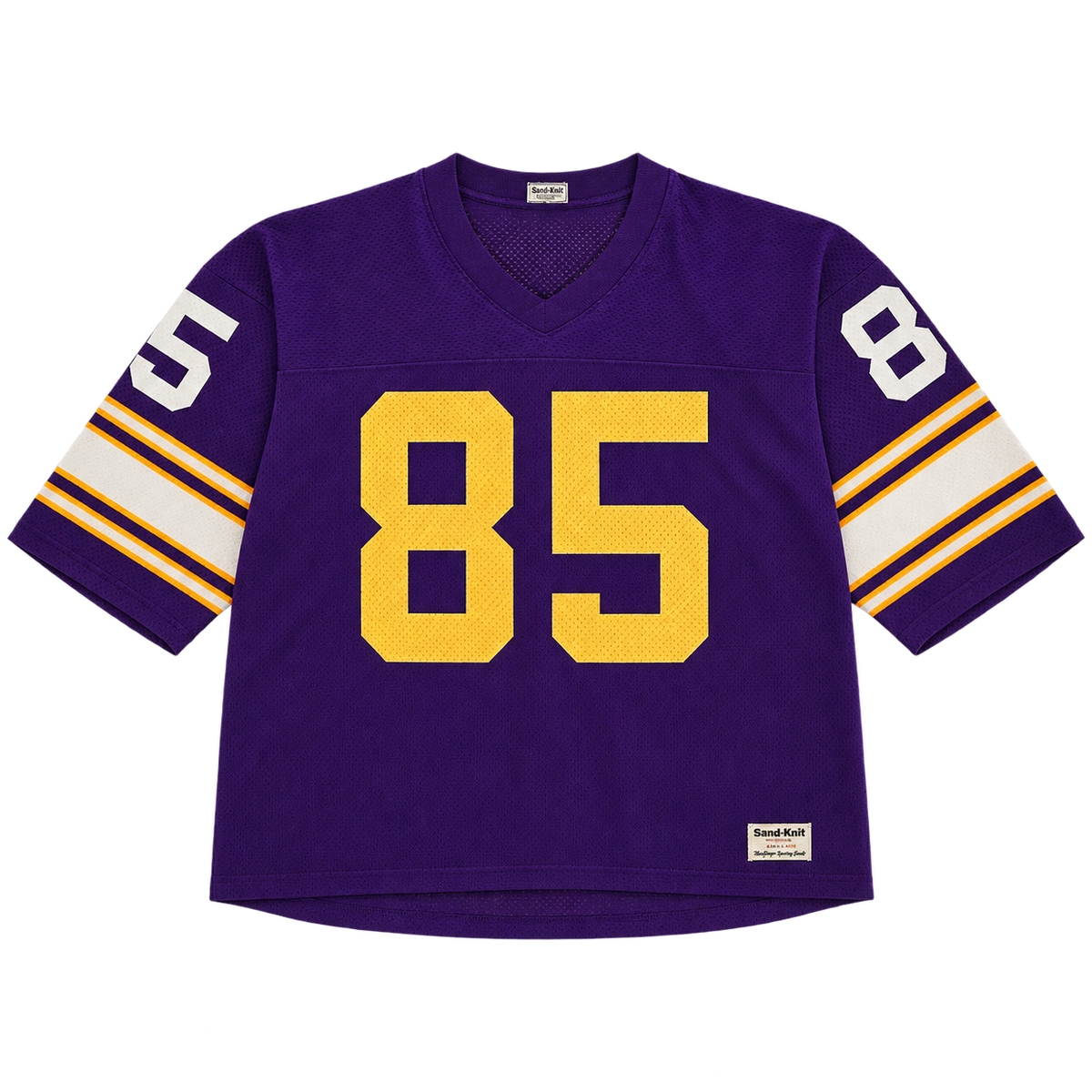 vintage sand-knit purple jersey