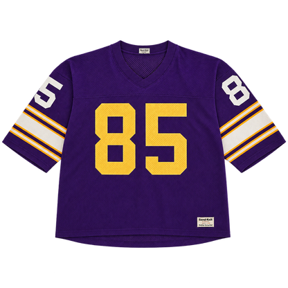 vintage sand-knit purple jersey