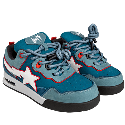 bape sta teal star sneakers