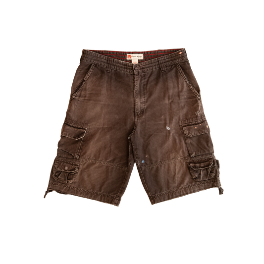 brown cargo shorts
