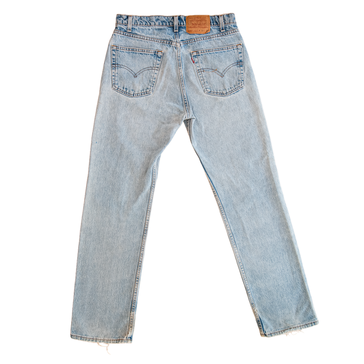 light wash distressed jeans