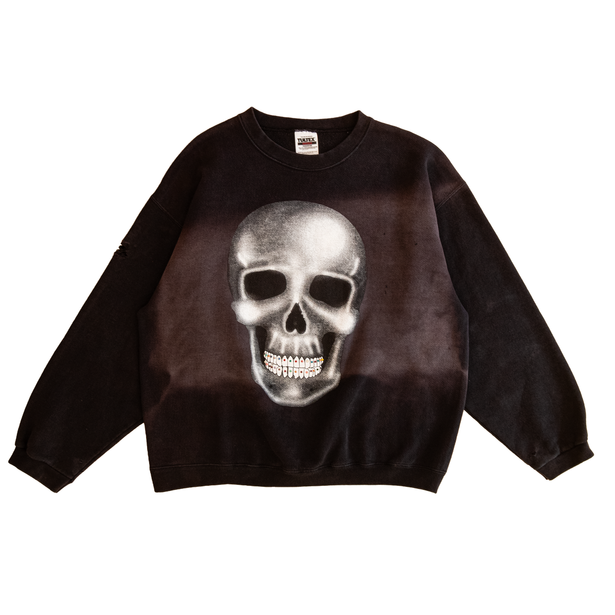 reworked skull crewneck
