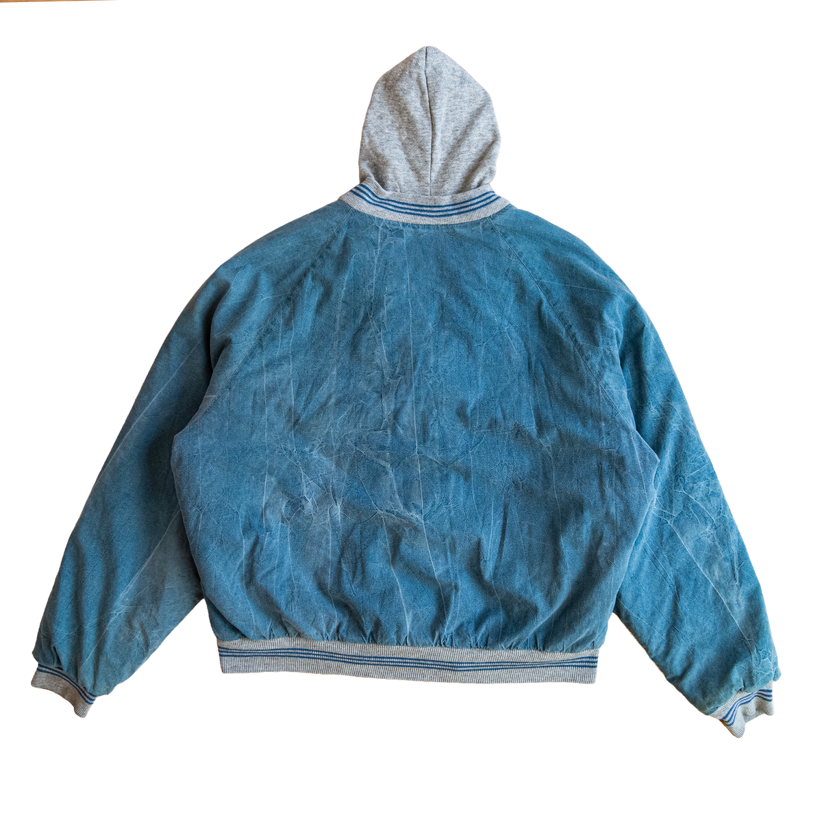 hooded bomber jacket