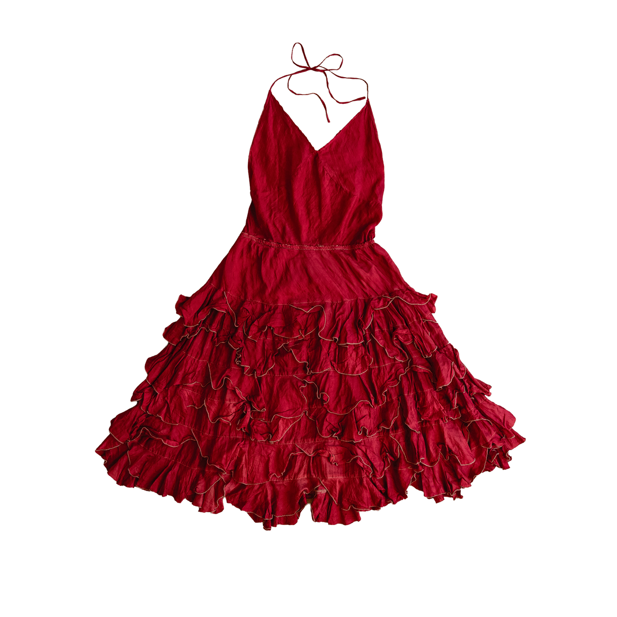 red dress