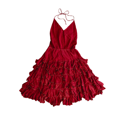 red dress