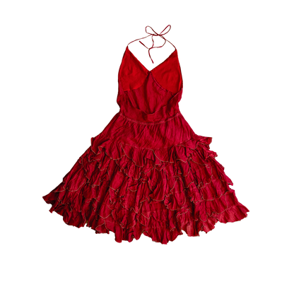 red dress