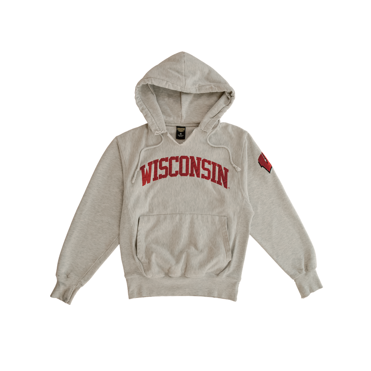 vintage wisconsin hoodie
