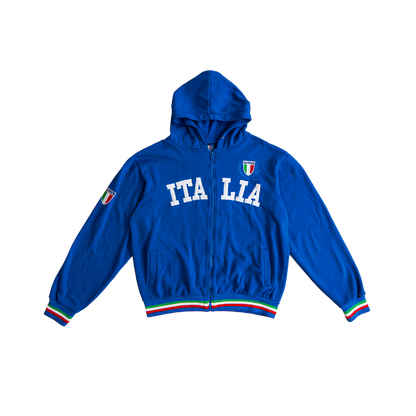 vintage italia zip hoodie